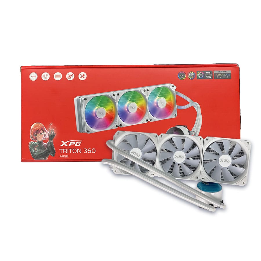 TẢN NHIỆT NƯỚC ADATA XPG TRITON 360 ARGB WHITE LED VÔ CỰC